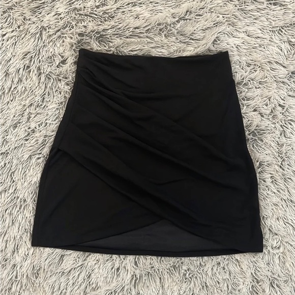 Other - Zara mini skirt bunch to the side with a slight crisscross and zipper in back.